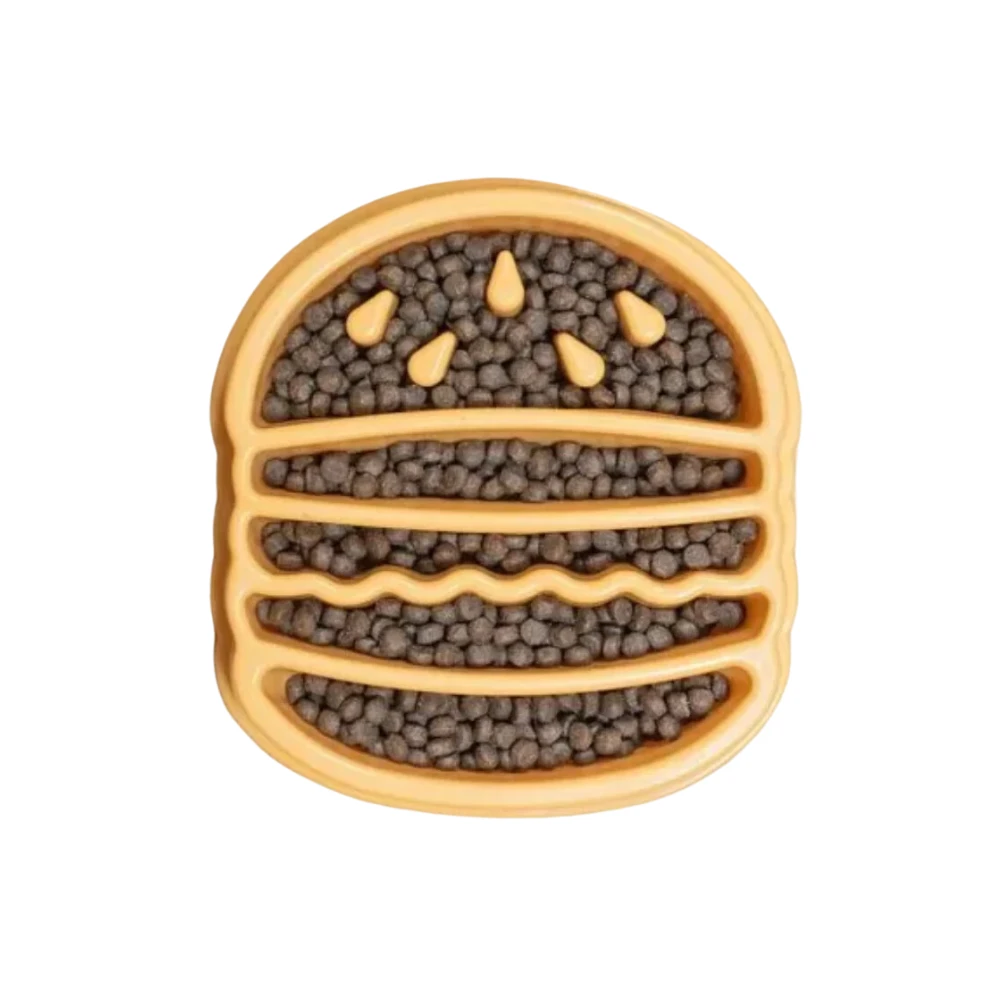 ZippyPaws Happy Bowl Dog Slow Feeder Burger 5 ZippyPaws Happy Bowl Dog Slow Feeder Burger - Image 3