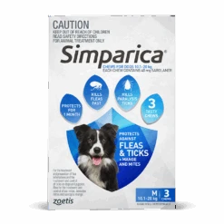 Simparica Dog Medium 22.1 - 44lbs Blue