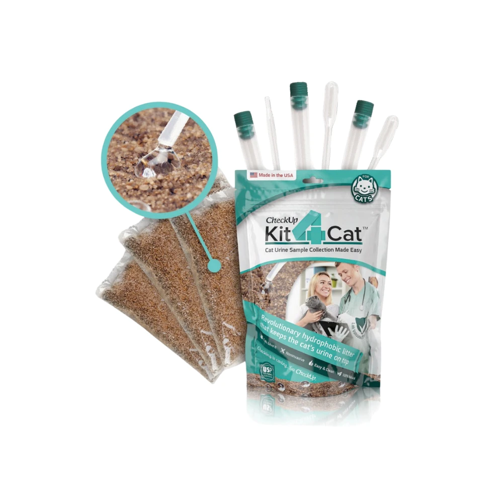 CheckUp Kit4Cat Hydrophobic Litter Kit 3 X 300g 5 CheckUp Kit4Cat Hydrophobic Litter Kit 3 X 300g - Image 3