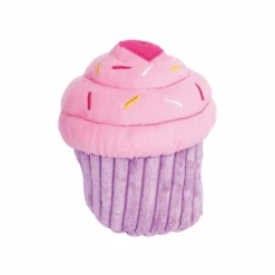 Prestige ZippyPaws Cupcake Pink Dog Toy