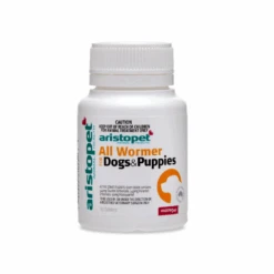 Aristopet Allwormer Tablet Dogs & Puppies -Cat And Dog Supplies aristopet allwormer dogs puppies 50 tablets