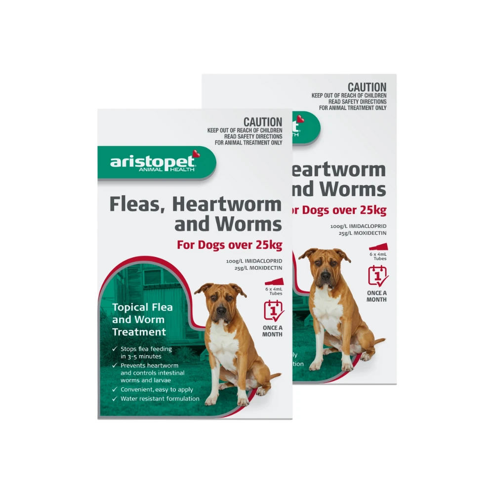 Aristopet Flea Heartworm & Worms Spot On Dog Over 55lbs Red 5 Aristopet Flea Heartworm & Worms Spot On Dog Over 55lbs Red - Image 3