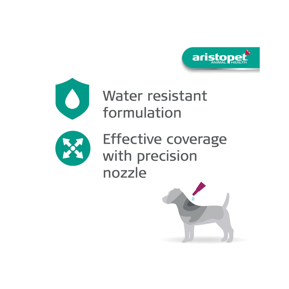 Aristopet Flea Heartworm & Worms Spot On Dog Over 55lbs Red 11 Aristopet Flea Heartworm & Worms Spot On Dog Over 55lbs Red - Image 9