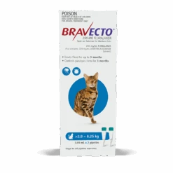 Bravecto Spot On For Cats 6.2 - 13.7lbs Blue 2 Pack