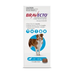 Bravecto Chewables Dog Large 44 - 88lbs Blue