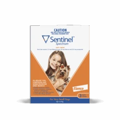 Sentinel Spectrum Dog Very Small Up To 8.8lbs Orange
