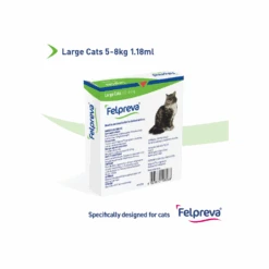 Felpreva Spot On Cat Large 11-17lbs Green -Cat And Dog Supplies felpreva spot on cat large 11 17lbs green back