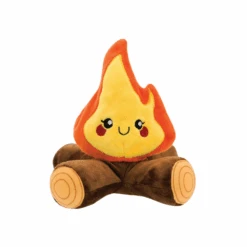 Prestige HugSmart Fuzzy Friendz Camping Pup Campfire Dog Toy