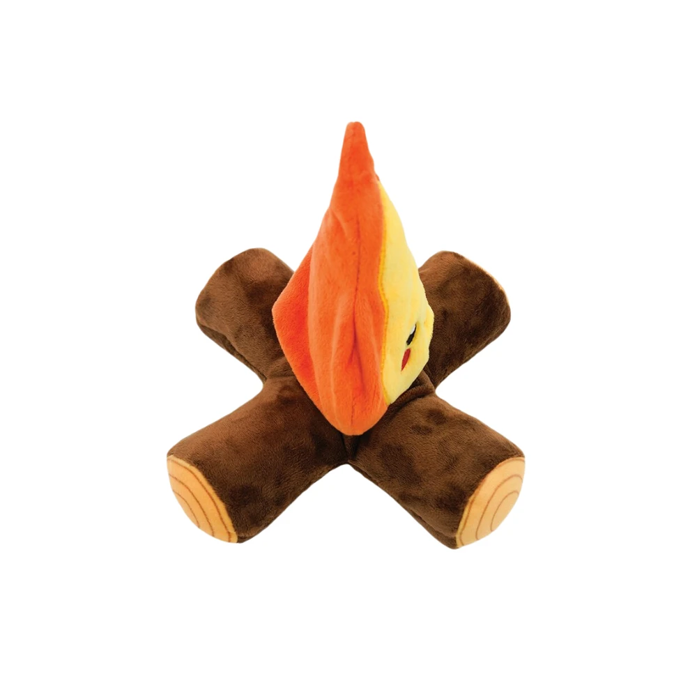 Prestige HugSmart Fuzzy Friendz Camping Pup Campfire Dog Toy - Image 2