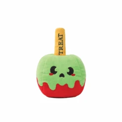 Prestige HugSmart Fuzzy Friendz Howloween Night Candy Apple Dog Toy
