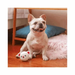 Prestige HugSmart Woof Love Bear Squeaker Ball Dog Toy -Cat And Dog Supplies hugsmart woof love bear squeaker ball dog toy 4