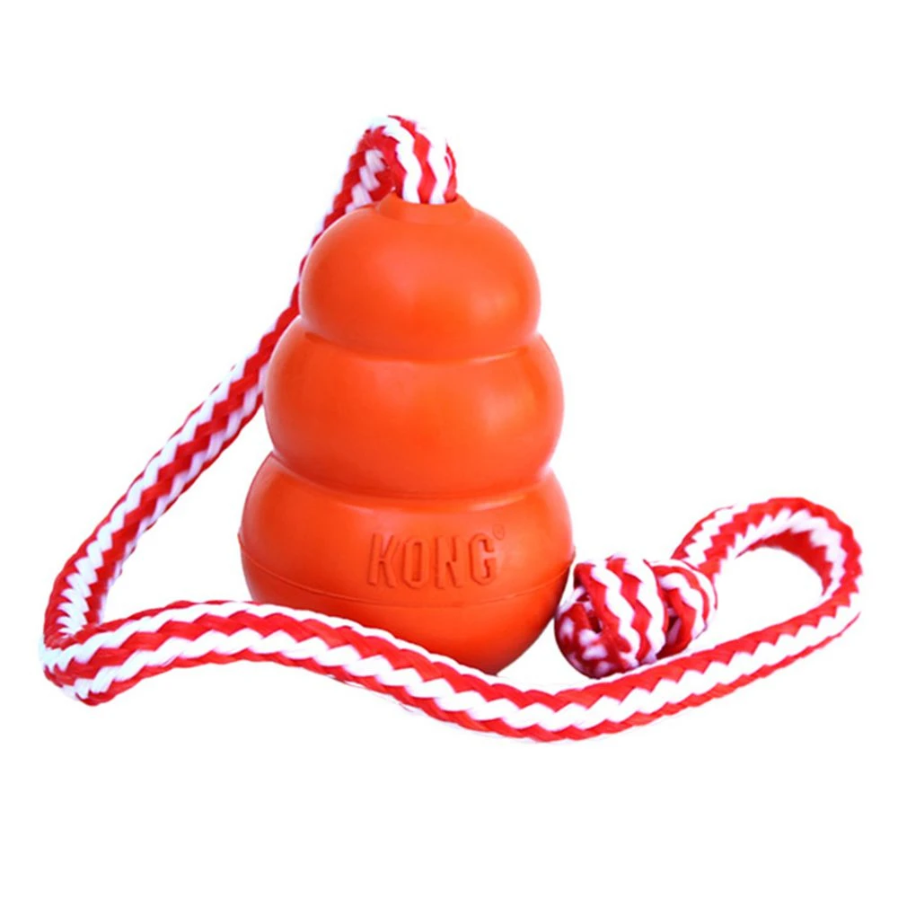 KONG Aqua With Rope Dog Toy 4 KONG Aqua With Rope Dog Toy - Image 2