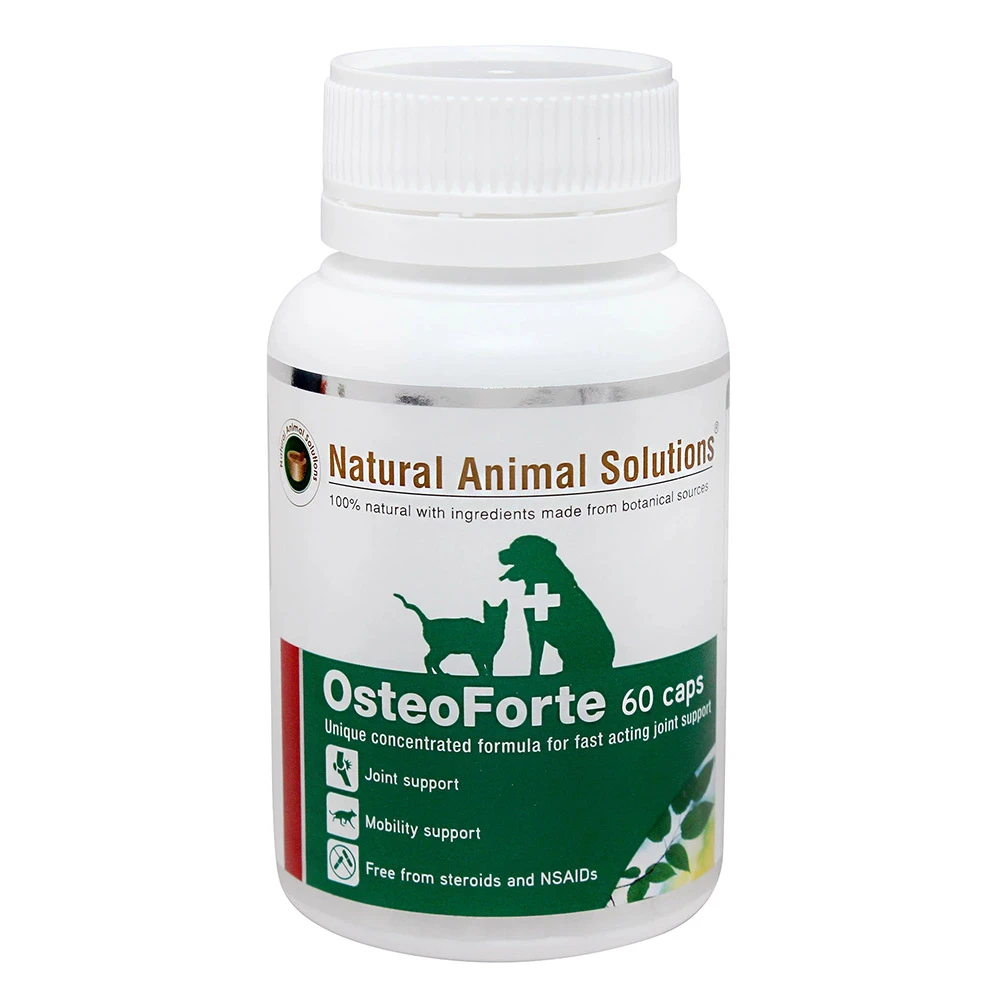 Natural Animal Solutions Osteoforte 60 Capsules 3 Natural Animal Solutions Osteoforte 60 Capsules