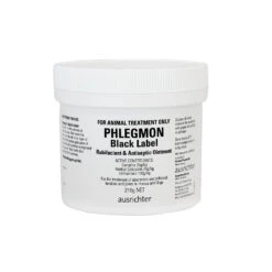 Phlegmon Black Label Rubifacient & Antiseptic Ointment Horse & Dog 210g