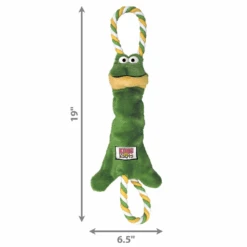 KONG Tugger Knots Frog Dog Toy Medium/Large -Cat And Dog Supplies nk11 4