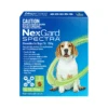 NexGard Spectra Dog Medium 16.6 - 33lbs Green -Cat And Dog Supplies ns m 3