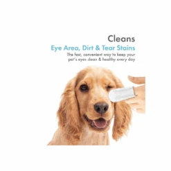 Petkin Fingertip Eye Wipes 50 Pack 8 Petkin Fingertip Eye Wipes 50 Pack -Cat And Dog Supplies petkin fingertip eye wipes 50 pack benefits