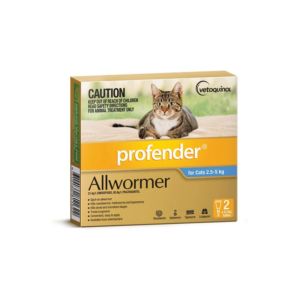 Profender Cat Medium 5.5 - 11lbs Blue 3 Profender Cat Medium 5.5 - 11lbs Blue