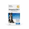 Simparica Trio Dog Medium 22.1 - 44lbs Blue -Cat And Dog Supplies simparica trio dog medium blue