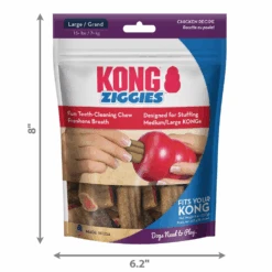 KONG Ziggies Adult Dog Chew Large -Cat And Dog Supplies xa11 5