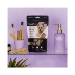 ZamiPet Dental Sticks Dog Relax & Calm -Cat And Dog Supplies zamipet dental sticks relax and calm 190g bathroom shot 1