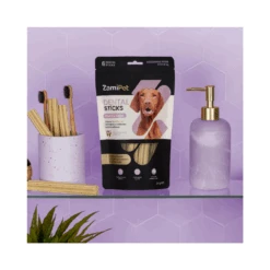 ZamiPet Dental Sticks Dog Relax & Calm -Cat And Dog Supplies zamipet dental sticks relax and calm 200g bathroom shot 1