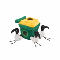 ZippyPaws Zippy Burrow Bin Chicken Dog Toy -Cat And Dog Supplies zippypaws zippy burrow bin chicken dog toy image 2