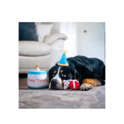 ZippyPaws Zippy Burrow Birthday Cake Dog Toy -Cat And Dog Supplies zippypaws zippy burrow birthday cake dog toy dog 2