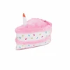 Prestige ZippyPaws NomNomz Birthday Cake Pink Dog Toy -Cat And Dog Supplies zippypaws birthday cake pink 17.5x15cm