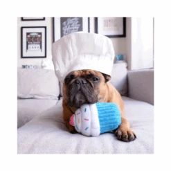Prestige ZippyPaws Cupcake Blue Dog Toy -Cat And Dog Supplies zippypaws cupcake blue 14x10cm 3