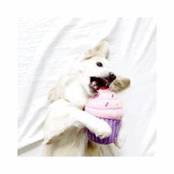 Prestige ZippyPaws Cupcake Pink Dog Toy -Cat And Dog Supplies zippypaws cupcake pink 14x10cm 3
