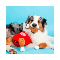 Prestige ZippyPaws Zippy Burrow Chicken Bucket Squeaker Dog Toy 7 Prestige ZippyPaws Zippy Burrow Chicken Bucket Squeaker Dog Toy -Cat And Dog Supplies zippypaws zippy burrow bucket of chicken 14x14x15cm 3